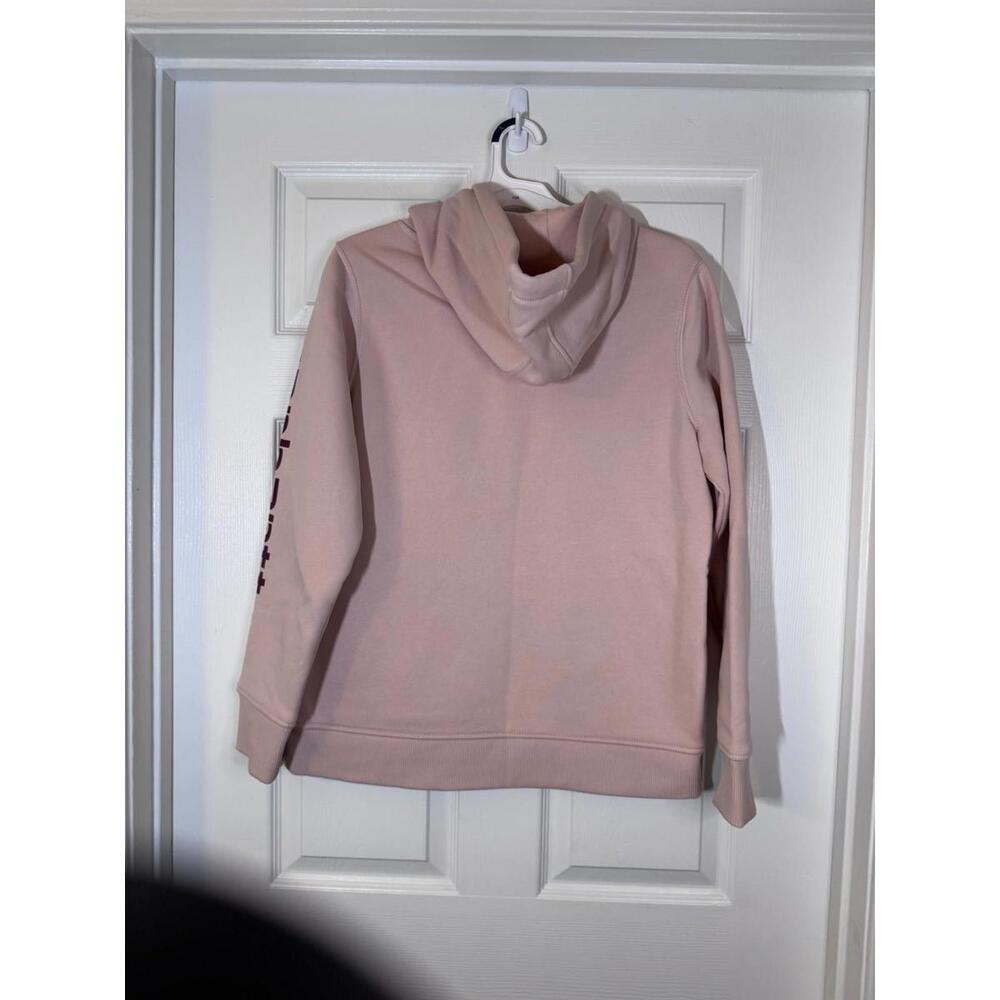 Carhartt Women’s Hoodie Pink Large 12/14 Hooded Relaxed Great Condition - Picture 4 of 5